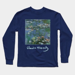 Waterlilies by Claude Monet Long Sleeve T-Shirt